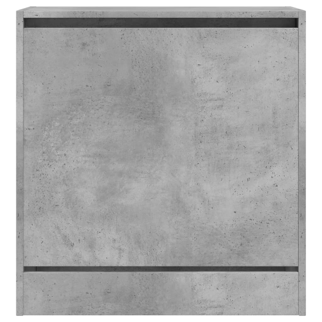 vidaXL Szafka na buty, szarość betonu, 60x34x63,5 cm