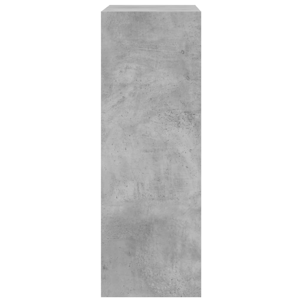 vidaXL Szafka na buty, szarość betonu, 60x34x96,5 cm