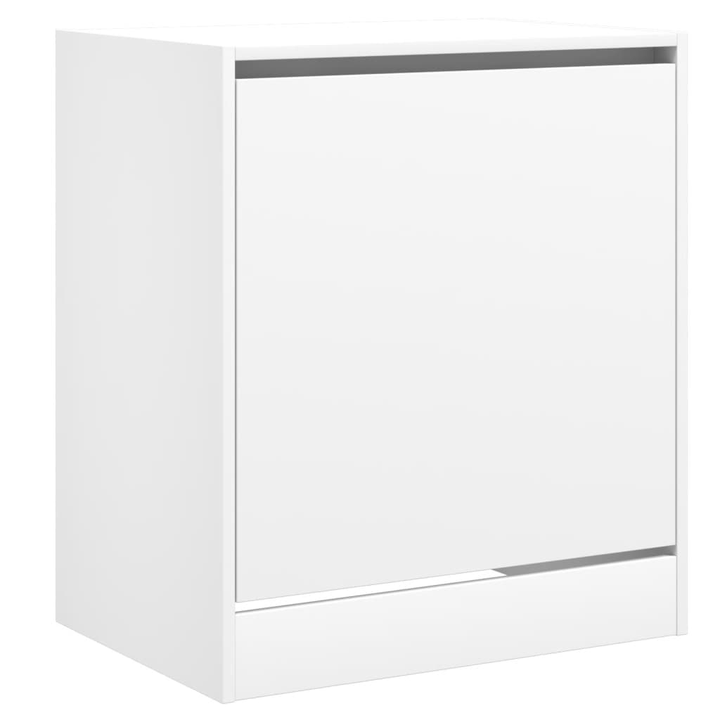 vidaXL Szafka na buty, biała, 60x42x69 cm, materiał drewnopochodny