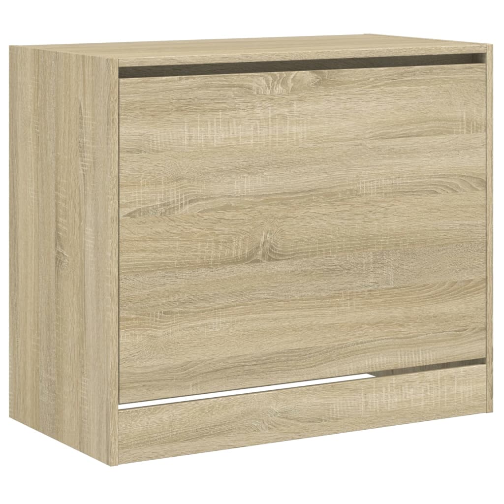 vidaXL Szafka na buty, dąb sonoma 80x42x69 cm, materiał drewnopochodny