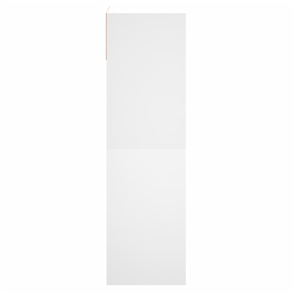 vidaXL Szafka na buty, biała, 60x34x116 cm, materiał drewnopochodny