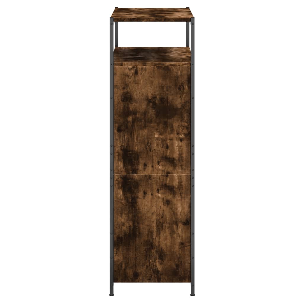 vidaXL Szafka na buty, przydymiony dąb, 75x34x112 cm