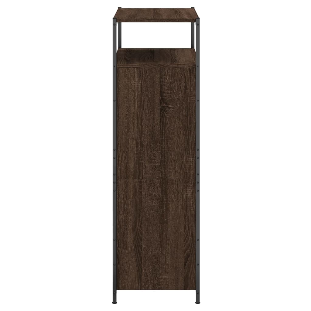 vidaXL Szafka na buty, brązowy dąb, 75x34x112 cm