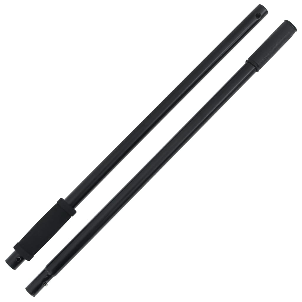 vidaXL Trzonek do wideł, Ø3,5x127,5 cm, stalowy, czarny