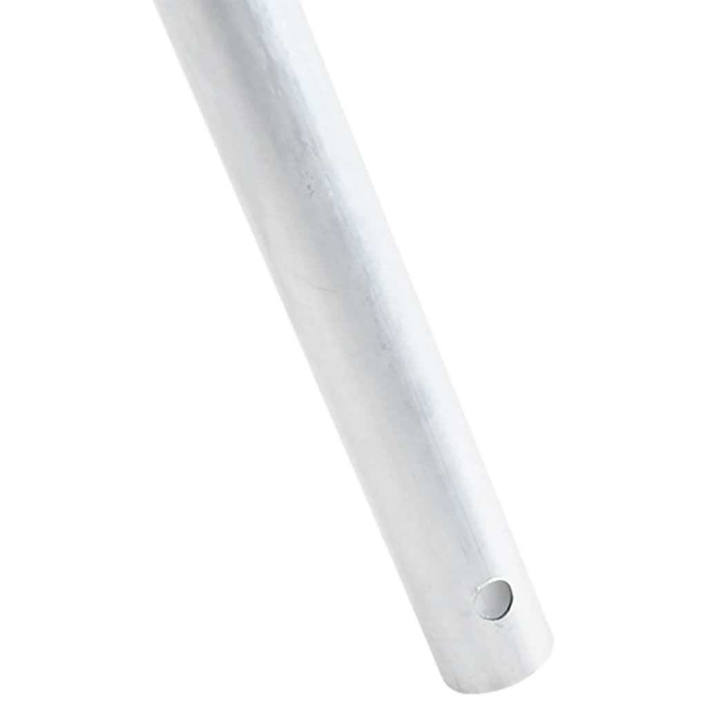vidaXL Trzonek do wideł, Ø11x114 cm, srebrny, stalowy