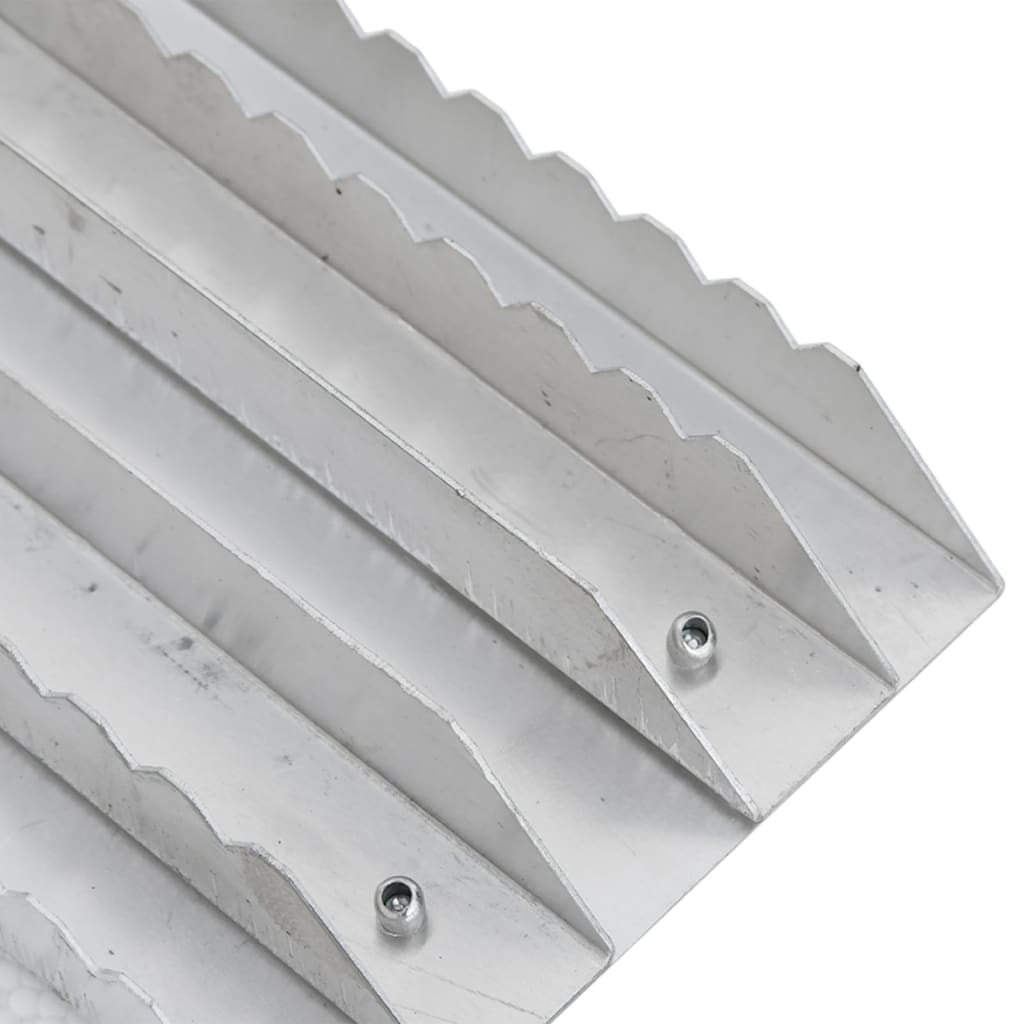 vidaXL Zgrzebła dla konia, 3 szt., srebrne, aluminiowe