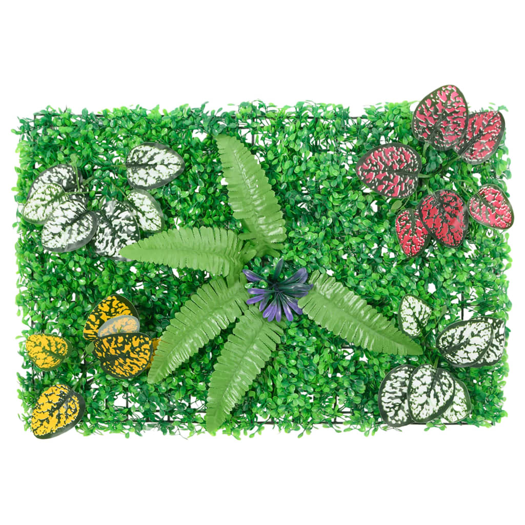  vidaXL Maty ze sztucznymi roślinami, 24 szt, zielone, 40x60 cm