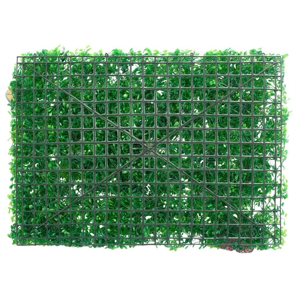  vidaXL Maty ze sztucznymi roślinami, 24 szt, zielone, 40x60 cm