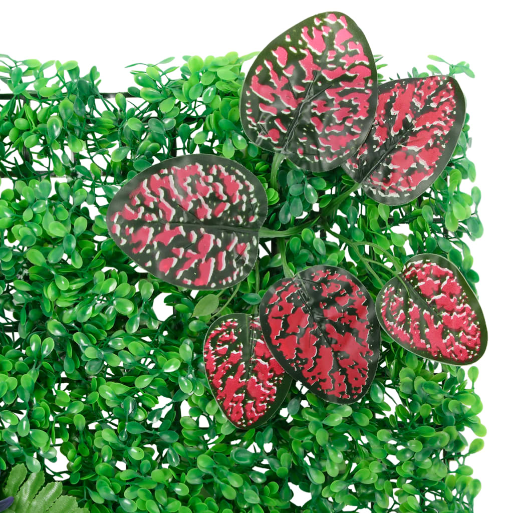  vidaXL Maty ze sztucznymi roślinami, 24 szt, zielone, 40x60 cm