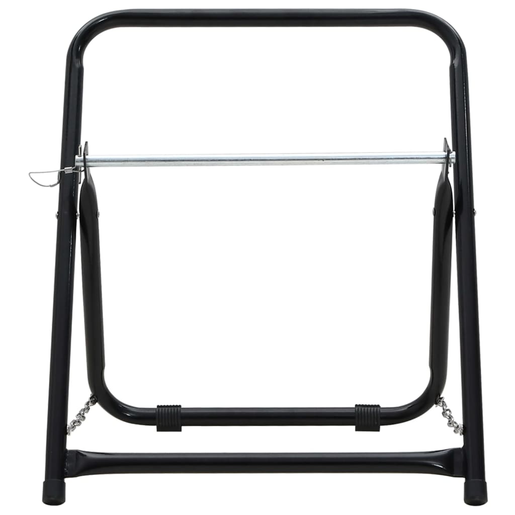 vidaXL Stojak na bęben z wężem, 48 cm, 45 kg, malowana proszkowo stal