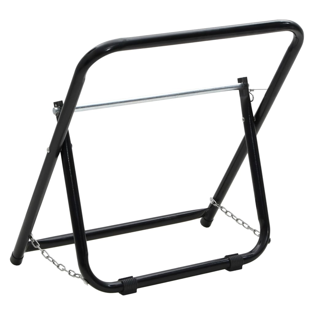 vidaXL Stojak na bęben z wężem, 48 cm, 45 kg, malowana proszkowo stal