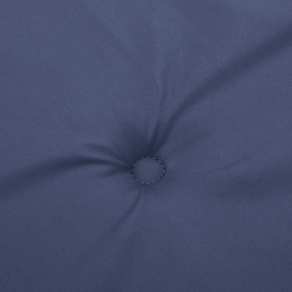 vidaXL Poduszki na palety, 4 szt., granatowe, 50x50x4 cm, tkanina