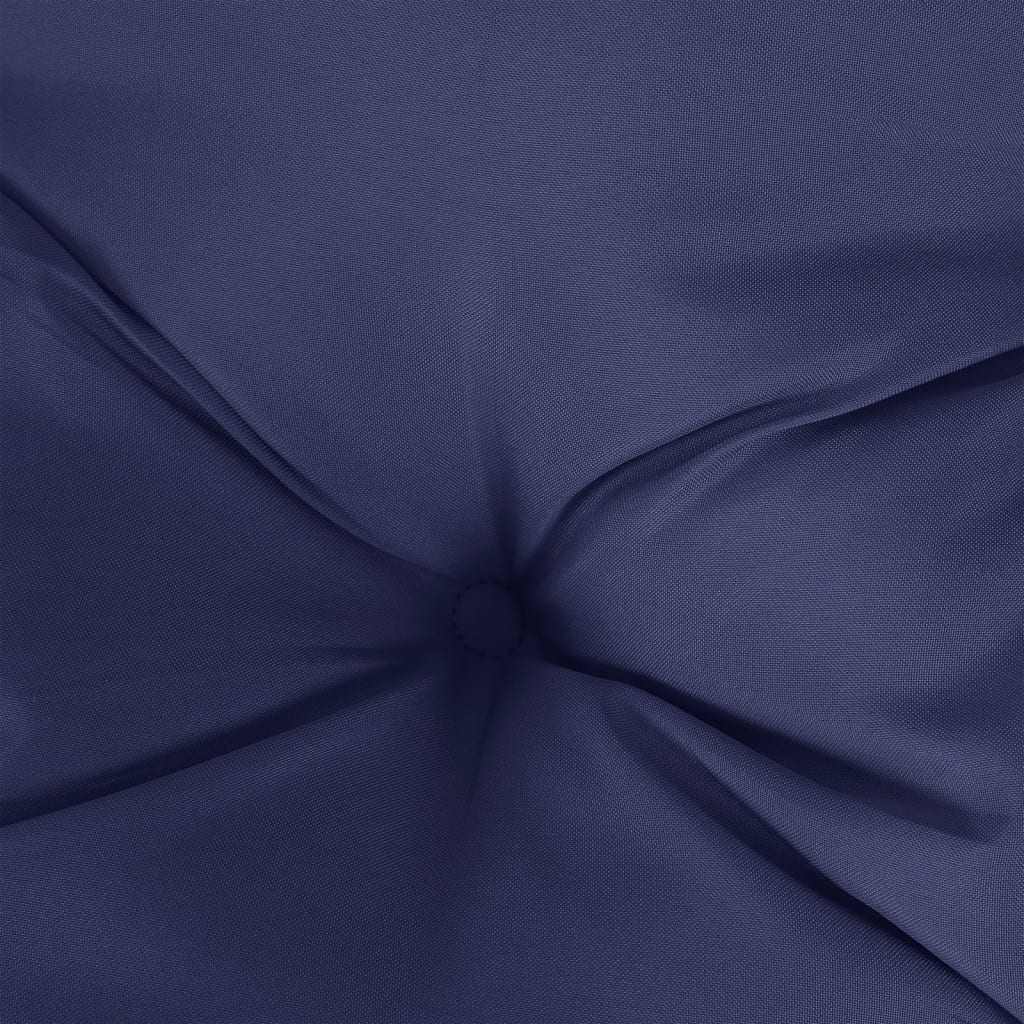 vidaXL Poduszki na ławkę ogrodową, 2 szt., granatowe, 100x50x7 cm