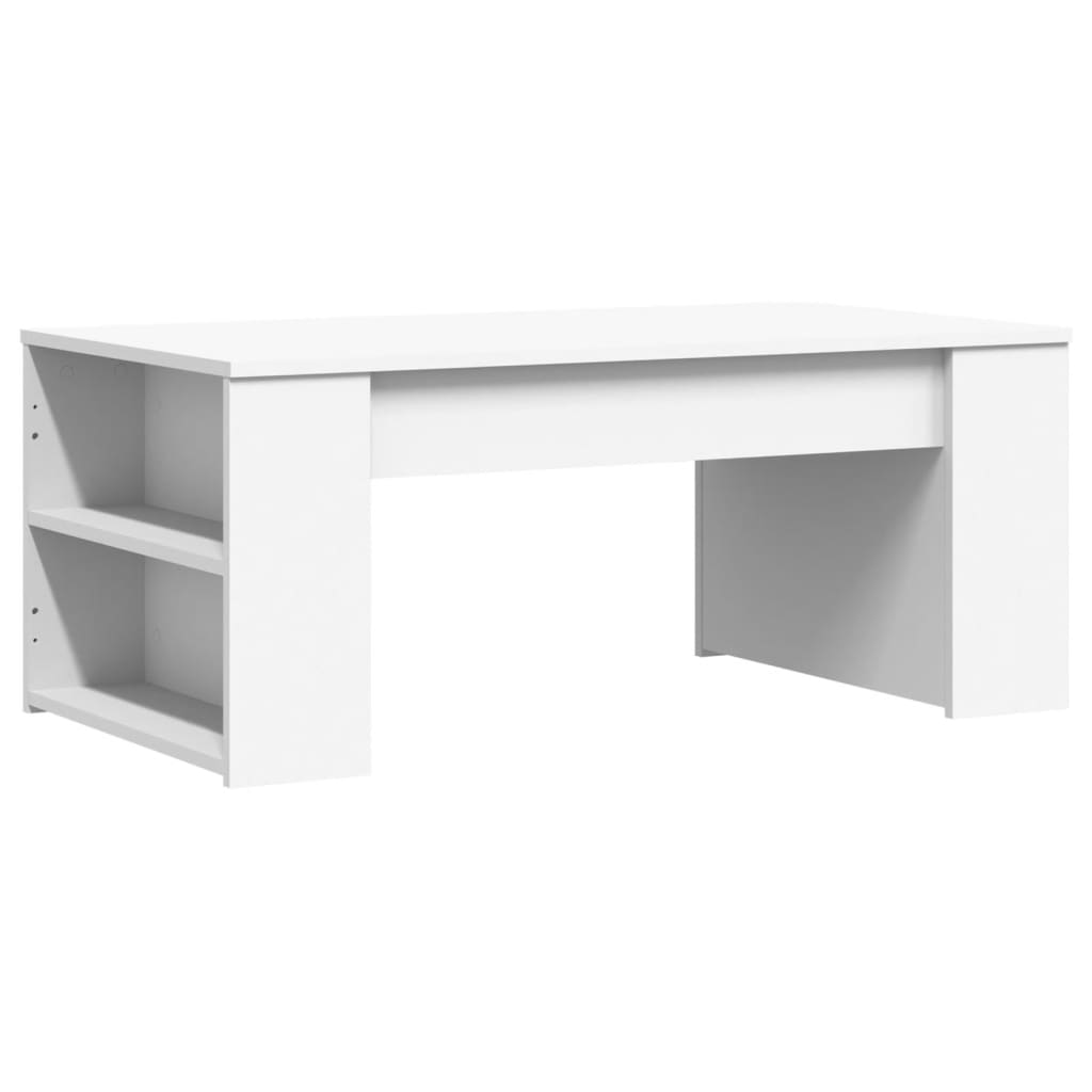 vidaXL Stolik kawowy, biały, 102x55x42 cm, materiał drewnopochodny