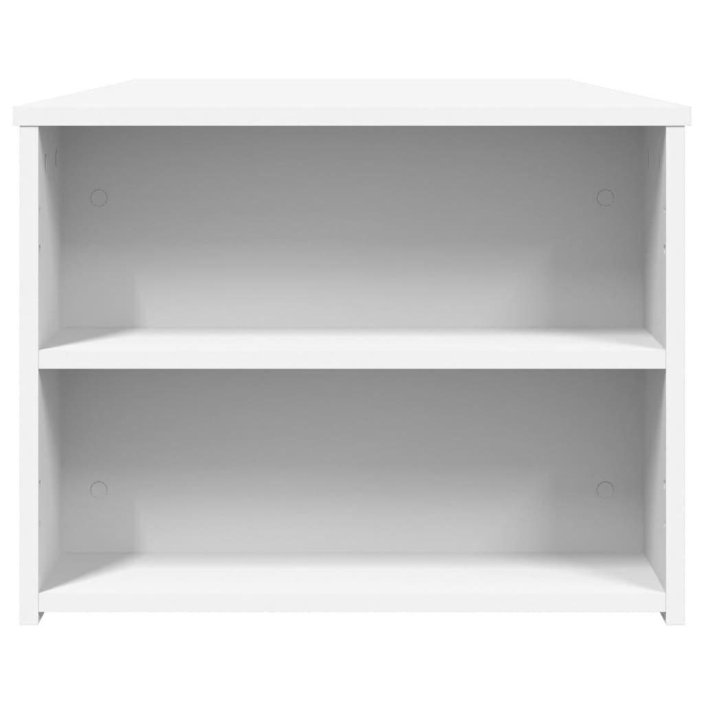 vidaXL Stolik kawowy, biały, 102x55x42 cm, materiał drewnopochodny