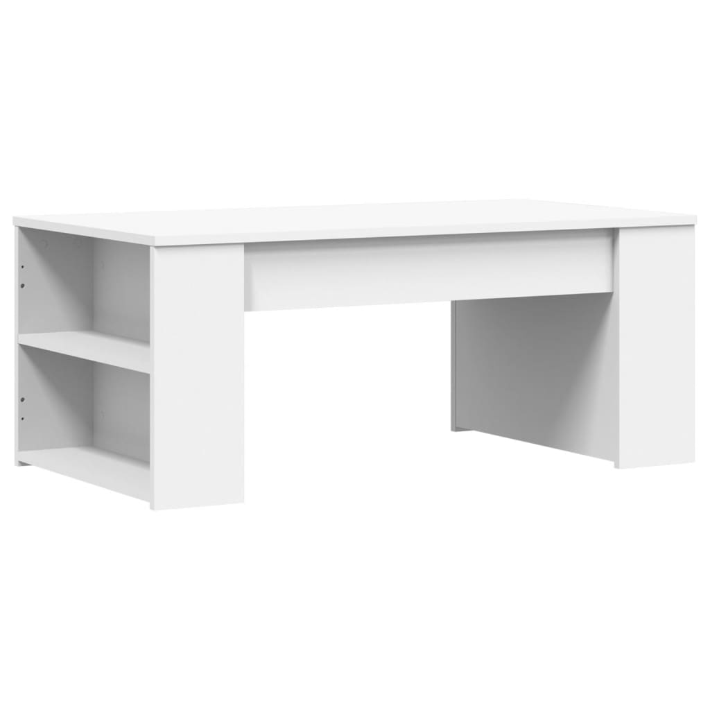 vidaXL Stolik kawowy, biały, 102x55x42 cm, materiał drewnopochodny