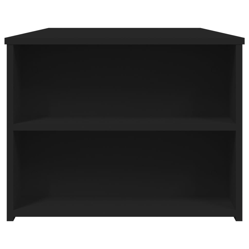 vidaXL Stolik kawowy, czarny, 102x55x42 cm, materiał drewnopochodny