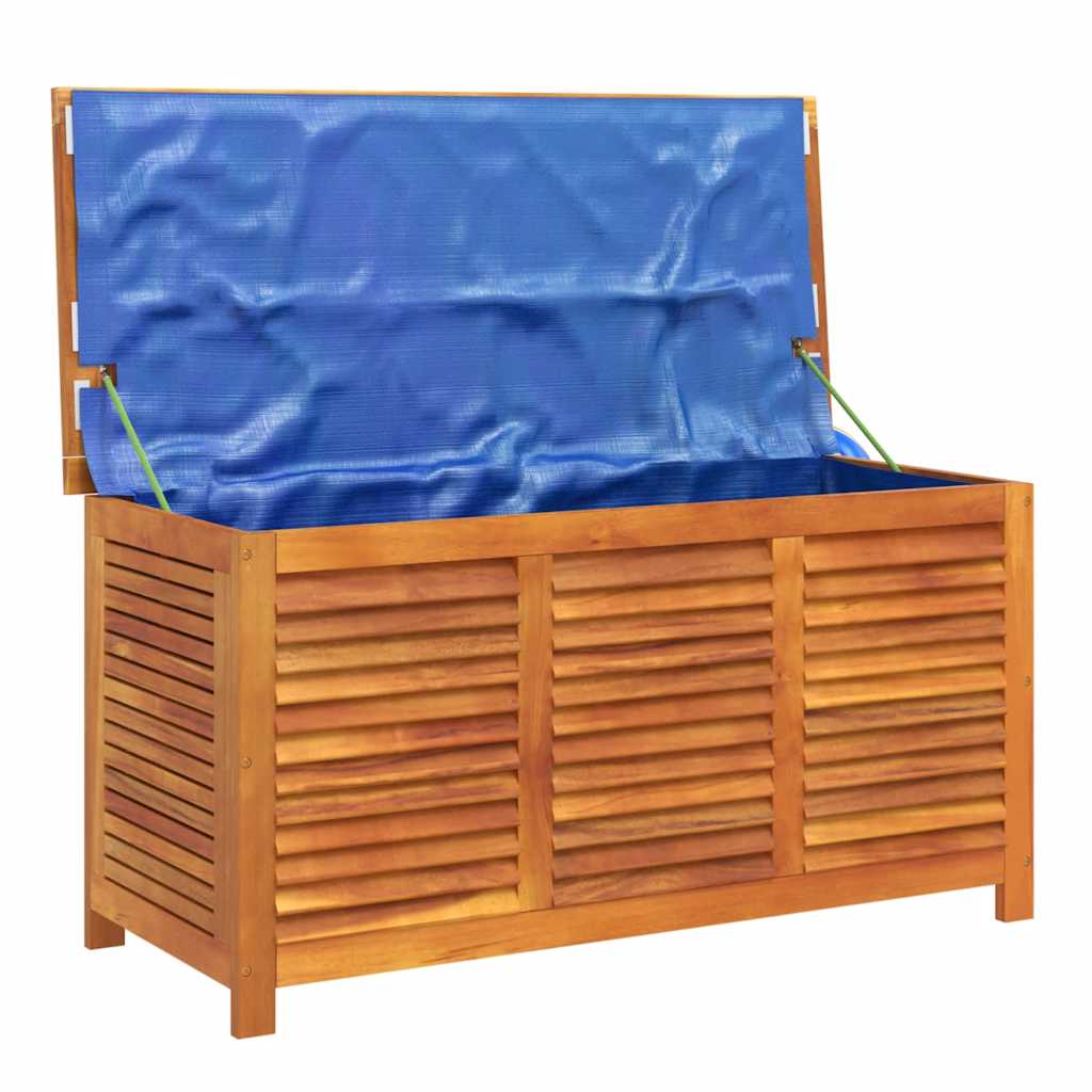 vidaXL Skrzynia ogrodowa, 113x50x56 cm, lite drewno akacjowe