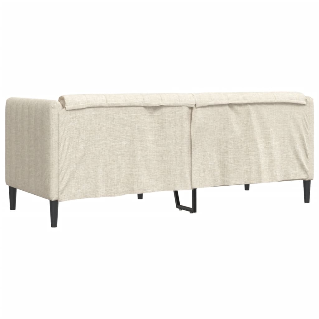 vidaXL Sofa dwuosobowa, obita lnem