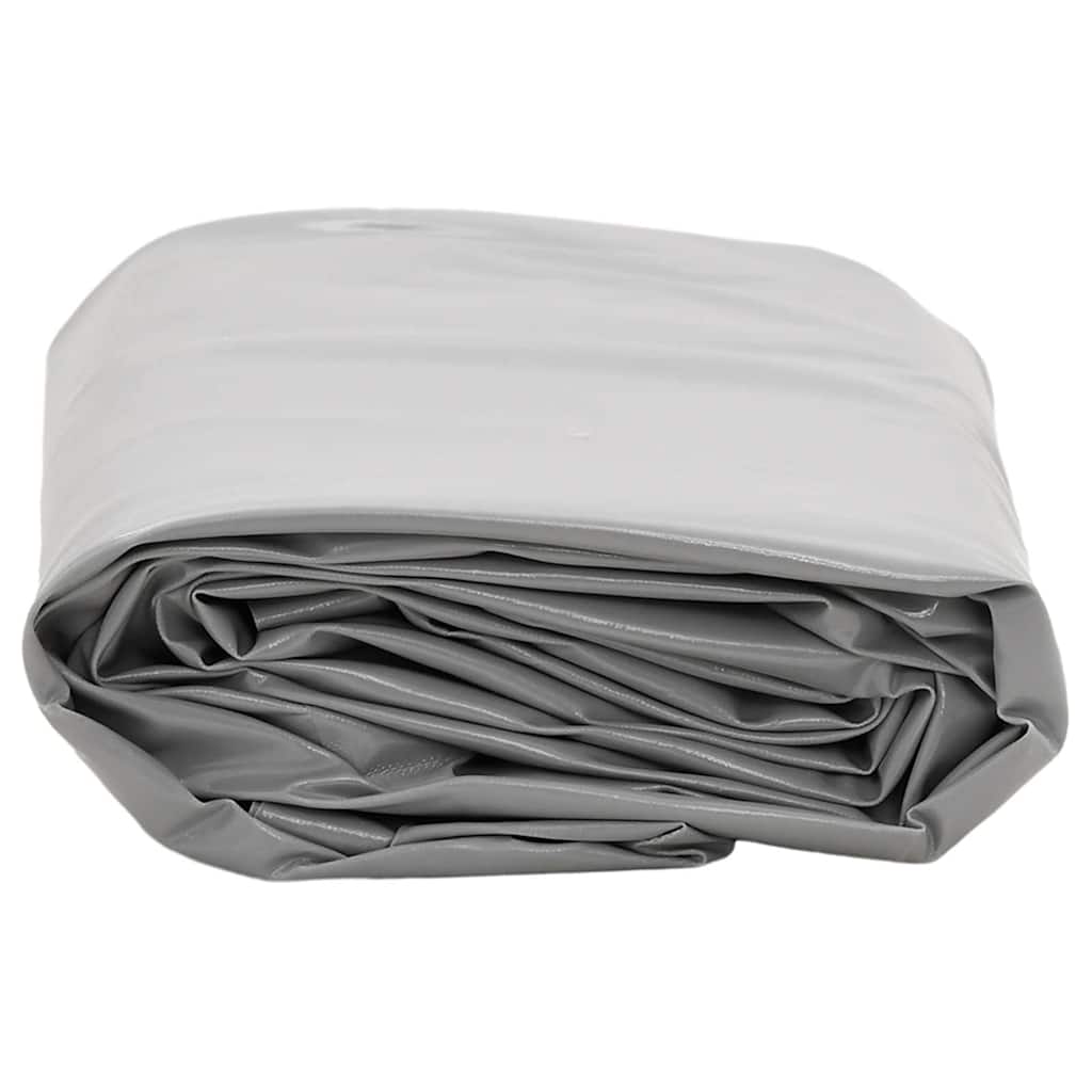 vidaXL Plandeka, szara, 1x2,5 m, 650 g/m²
