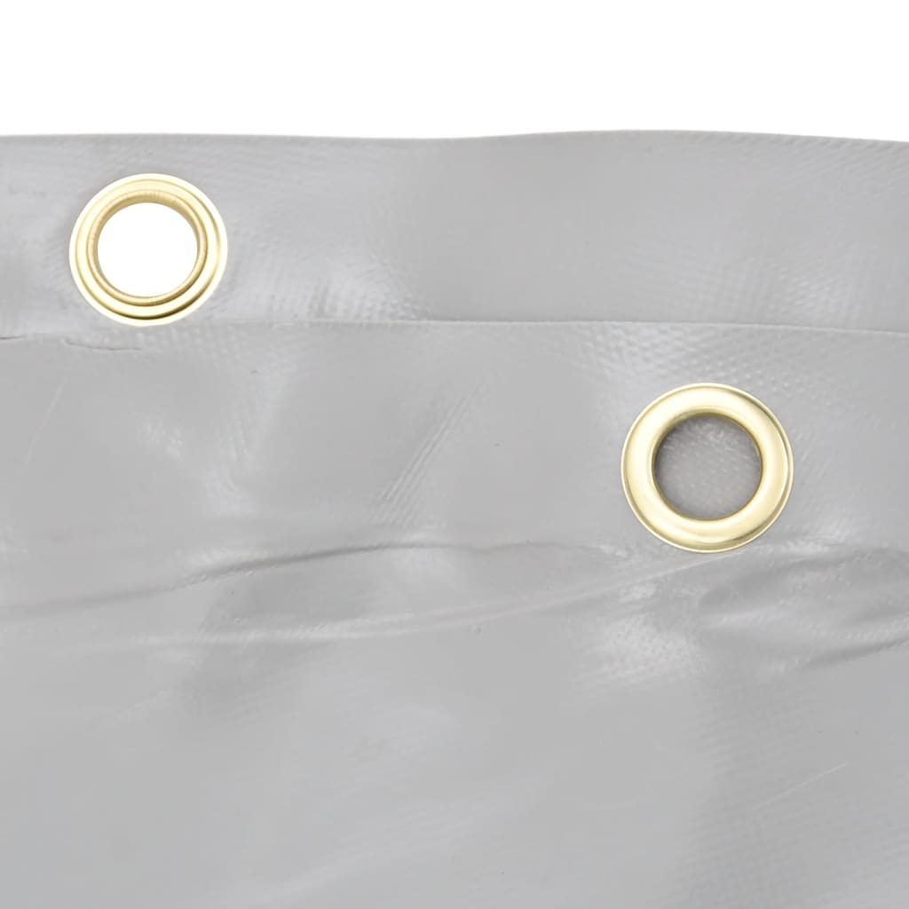 vidaXL Plandeka, szara, 1,5x2,5 m, 650 g/m²