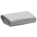 vidaXL Plandeka, szara, 5x5 m, 650 g/m²
