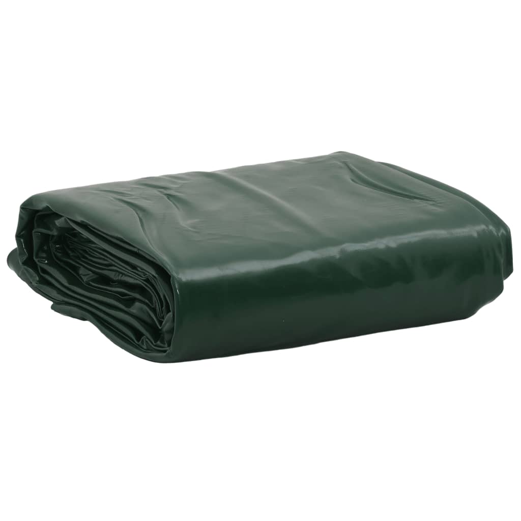 vidaXL Plandeka, zielona, 1,5x2,5 m, 650 g/m²