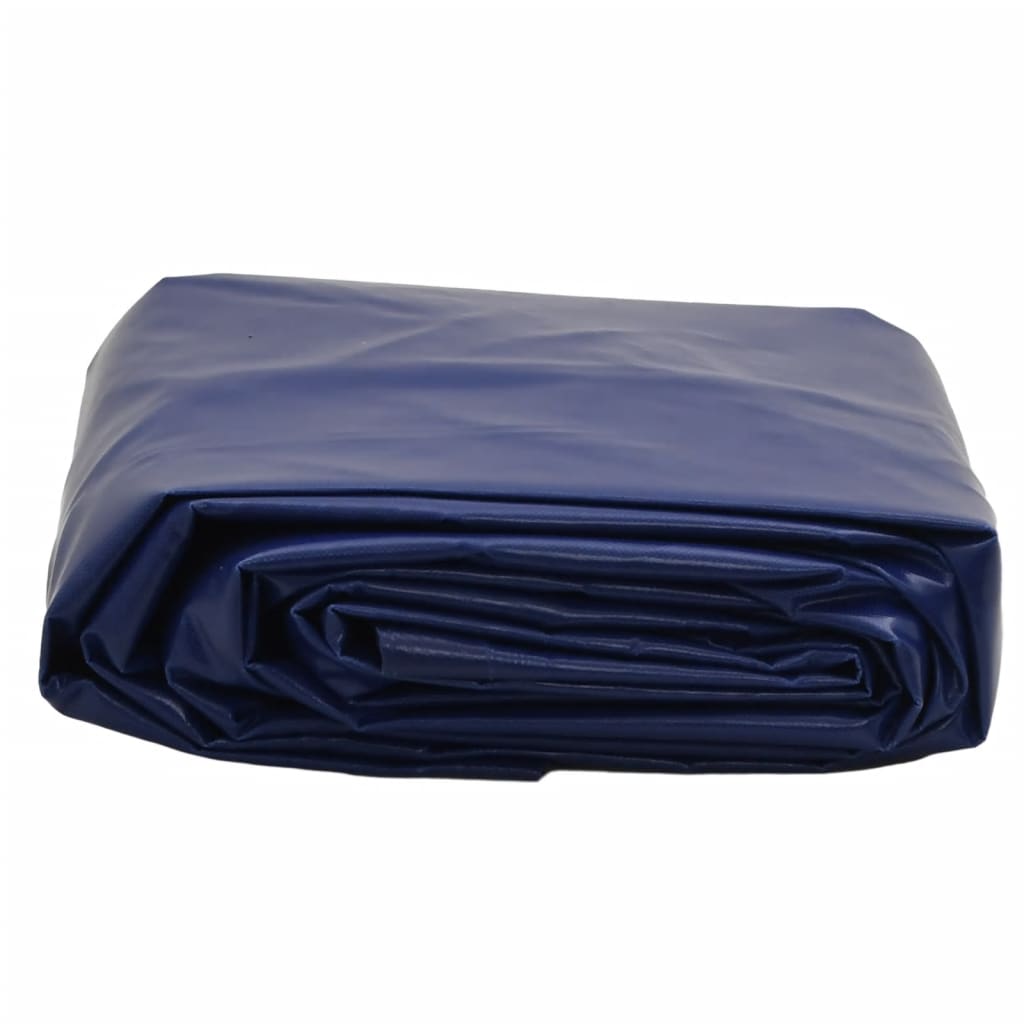 vidaXL Plandeka, niebieska, 1x2,5 m, 650 g/m²