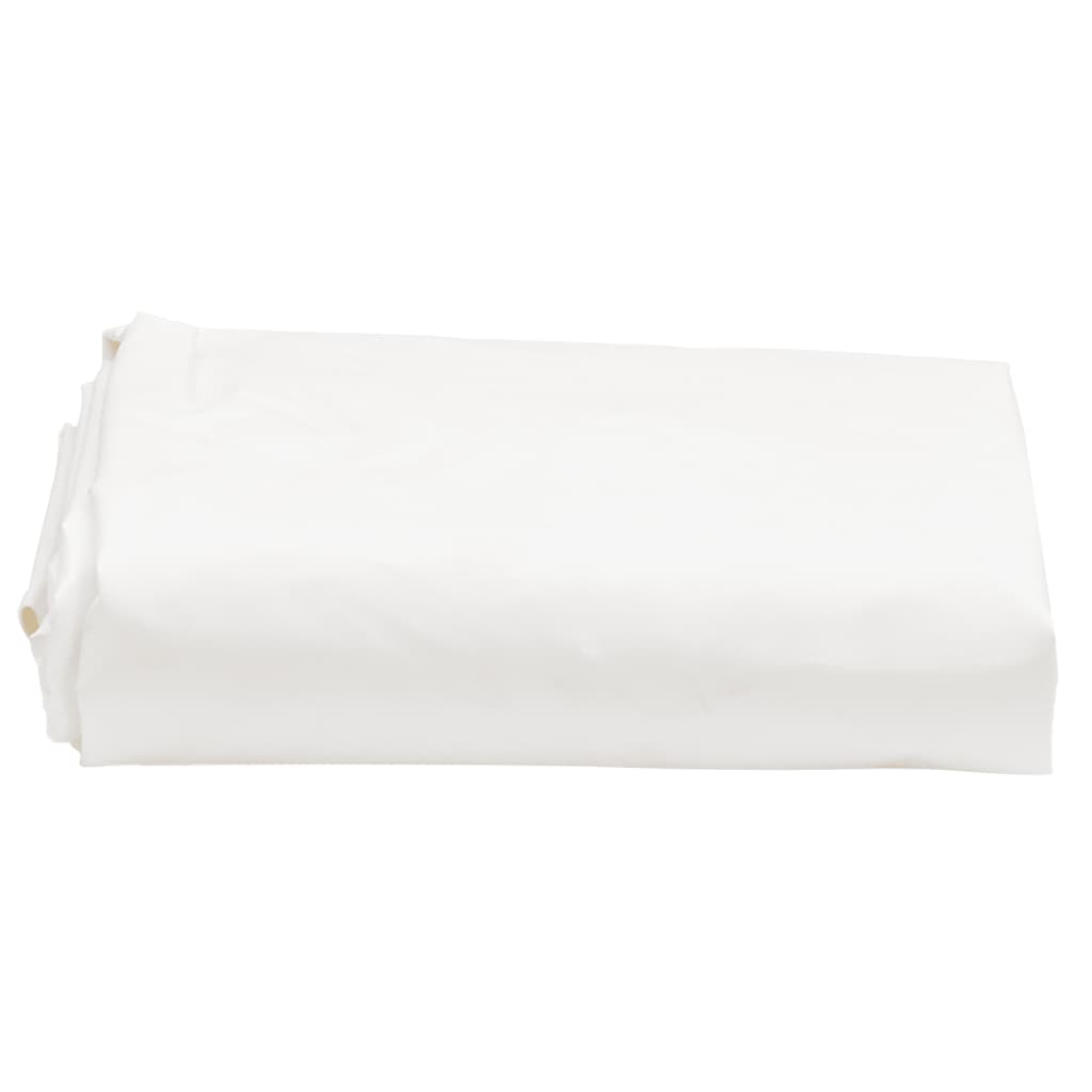 vidaXL Plandeka, biała, 1,5x2 m, 650 g/m²