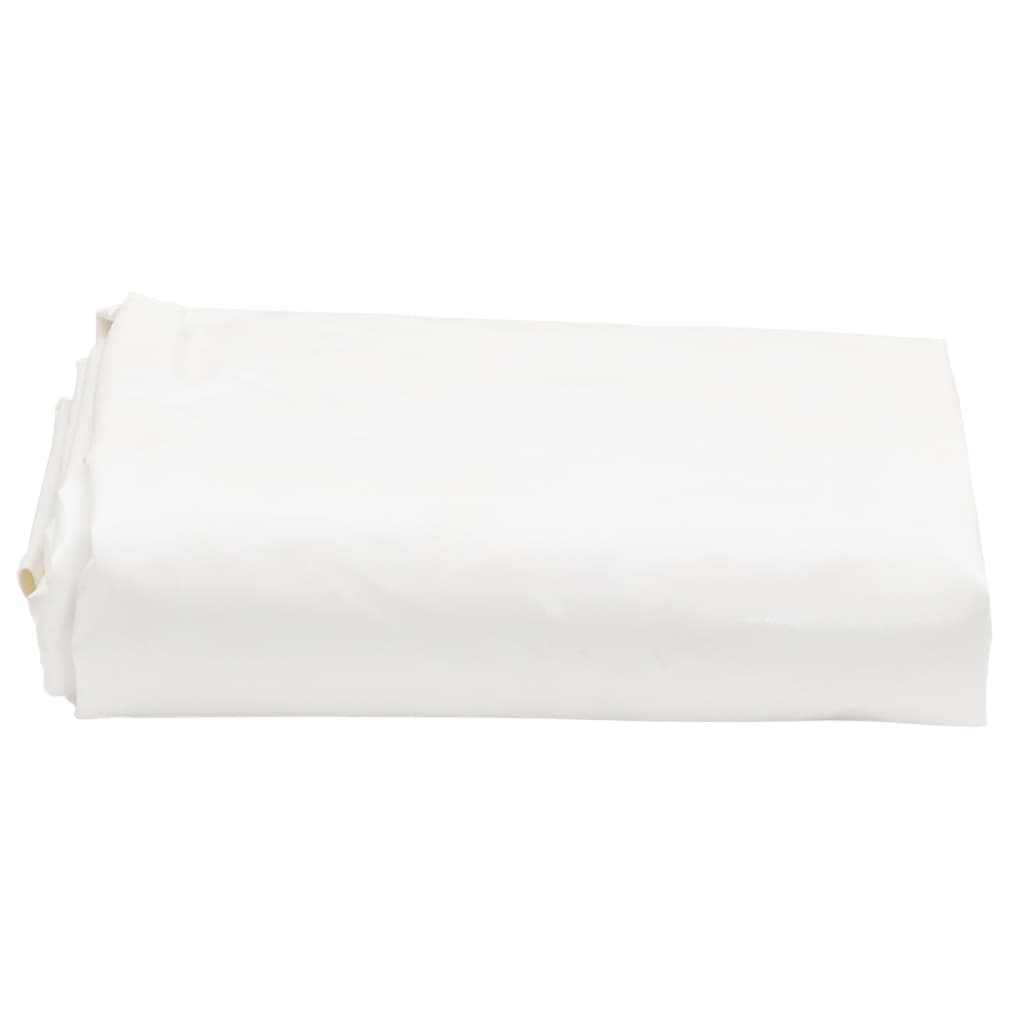 vidaXL Plandeka, biała, 2,5x4,5 m, 650 g/m²