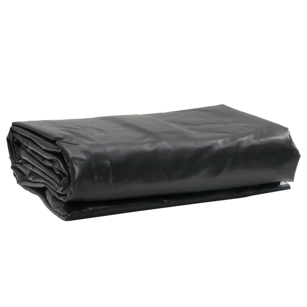 vidaXL Plandeka, czarna, 2,5x4,5 m, 650 g/m²