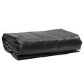 vidaXL Plandeka, czarna, 5x7 m, 650 g/m²