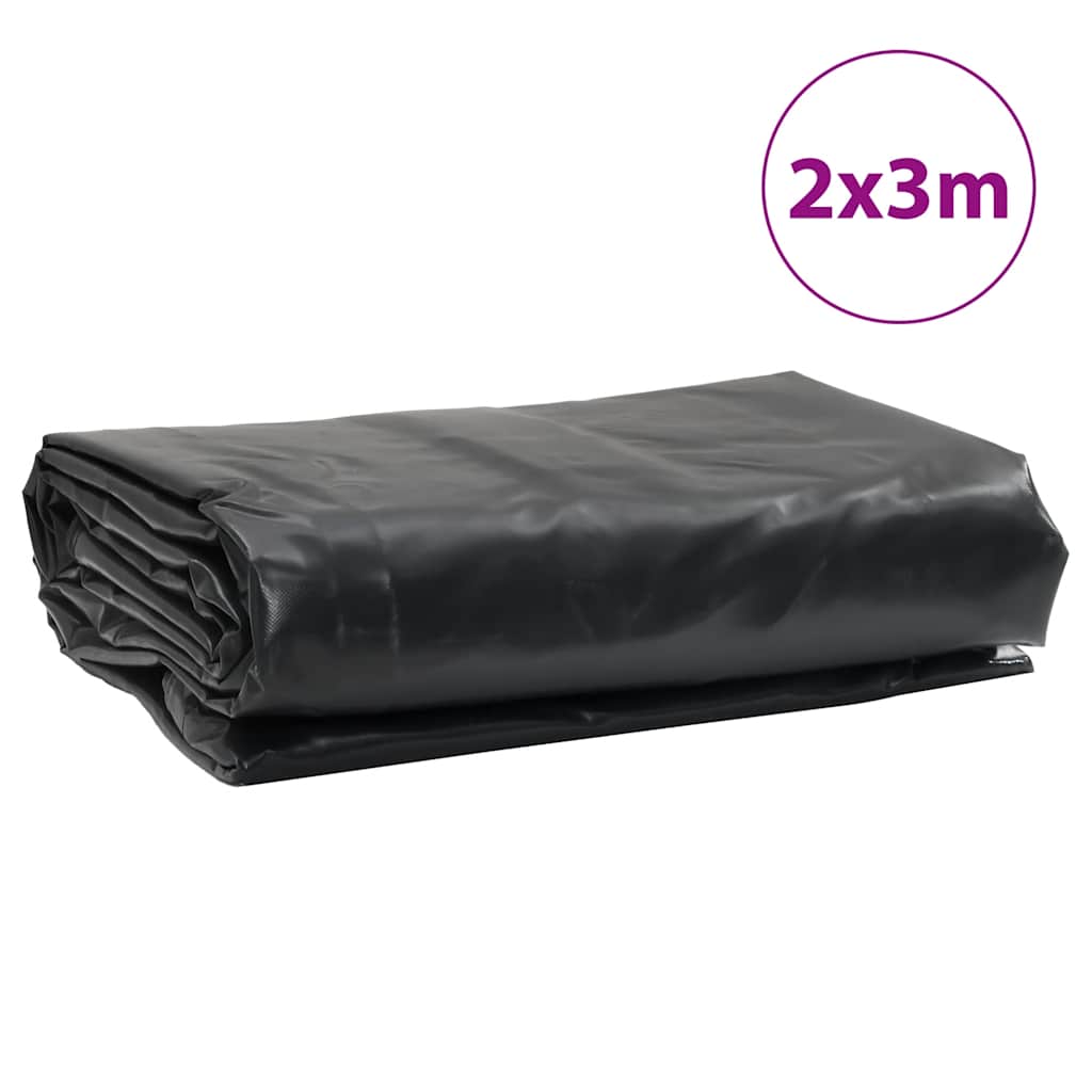 vidaXL Plandeka, antracytowa, 2x3 m, 650 g/m²