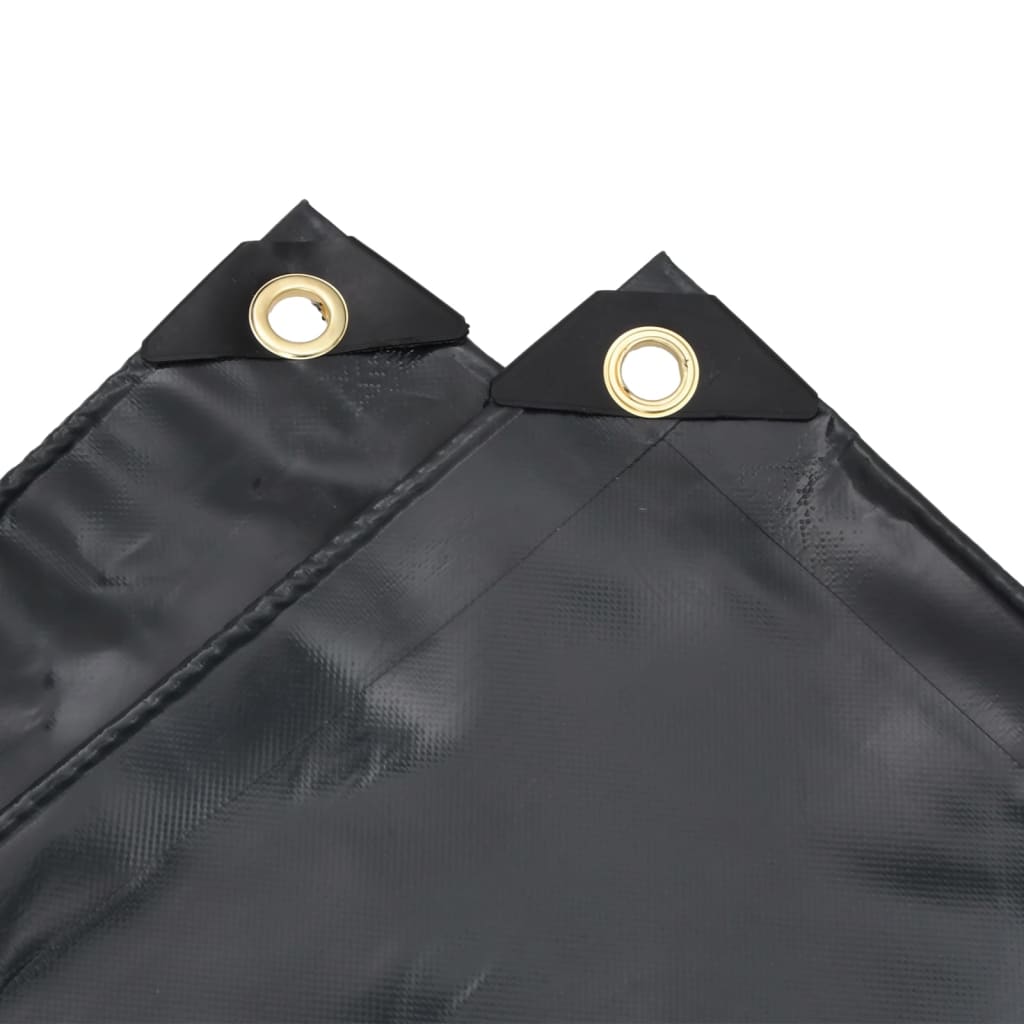 vidaXL Plandeka, antracytowa, 3x5 m, 650 g/m²