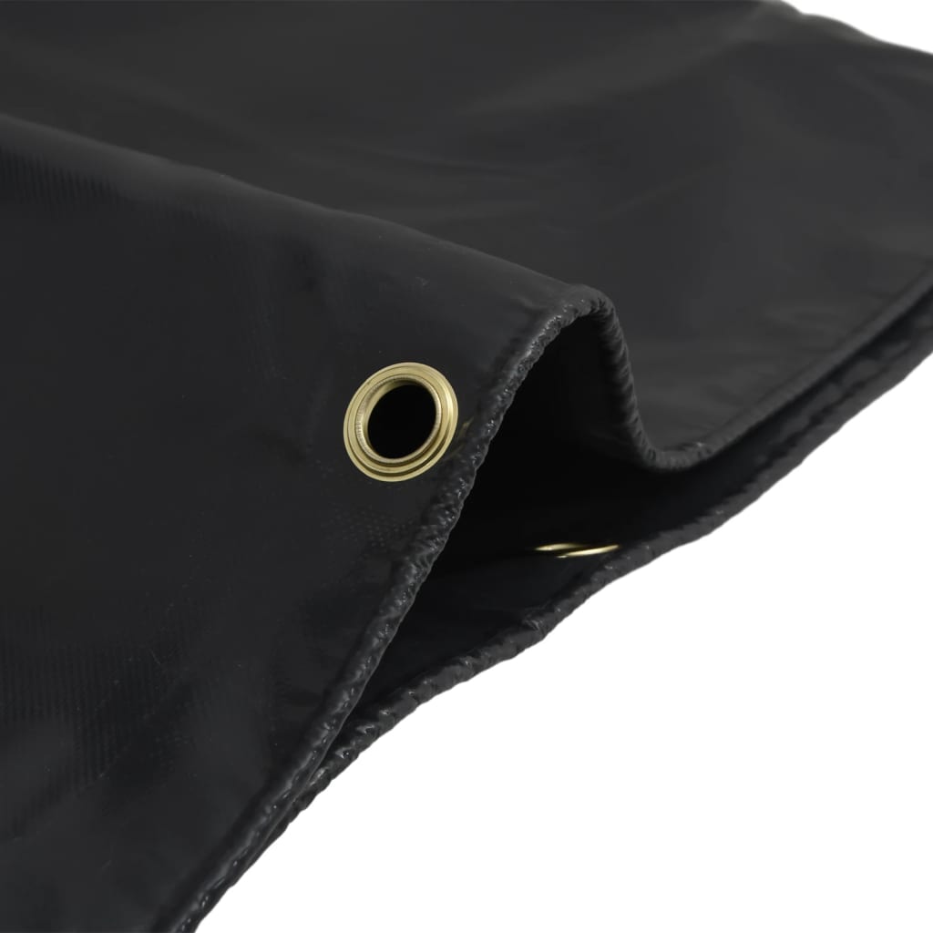 vidaXL Plandeka, antracytowa, 4x5 m, 650 g/m²