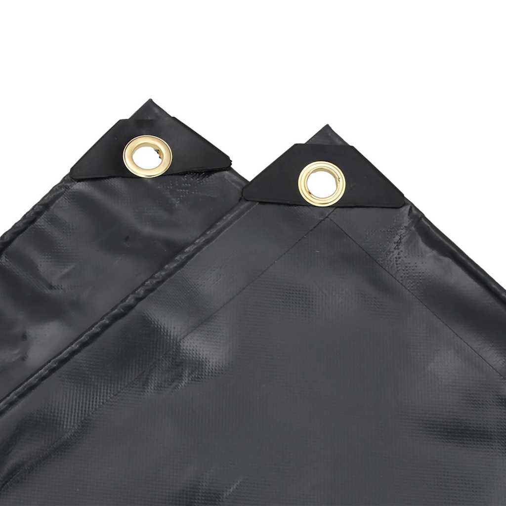 vidaXL Plandeka, antracytowa, 4x6 m, 650 g/m²