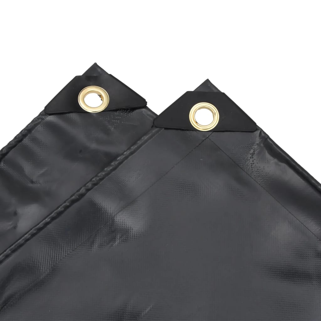 vidaXL Plandeka, antracytowa, 1,5x10 m, 650 g/m²