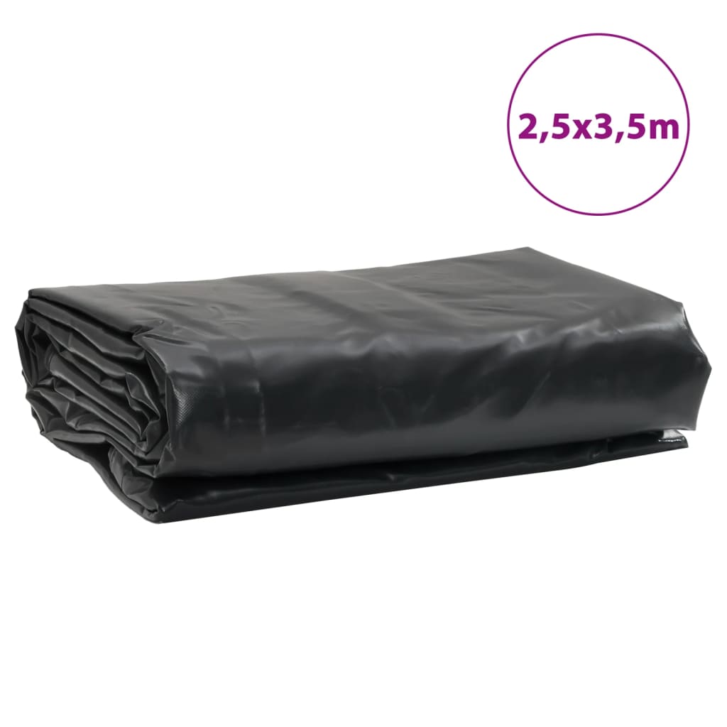 vidaXL Plandeka, antracytowa, 2,5x3,5 m, 650 g/m²