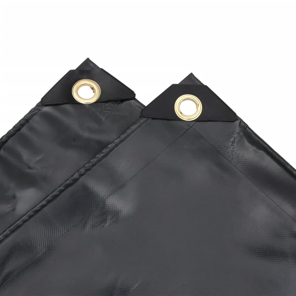 vidaXL Plandeka, antracytowa, 3,5x5 m, 650 g/m²