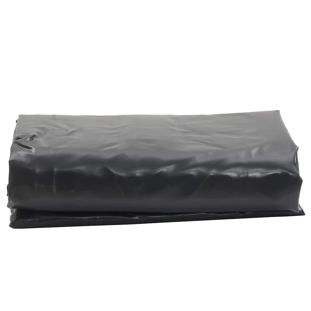vidaXL Plandeka, antracytowa, 6x8 m, 650 g/m²