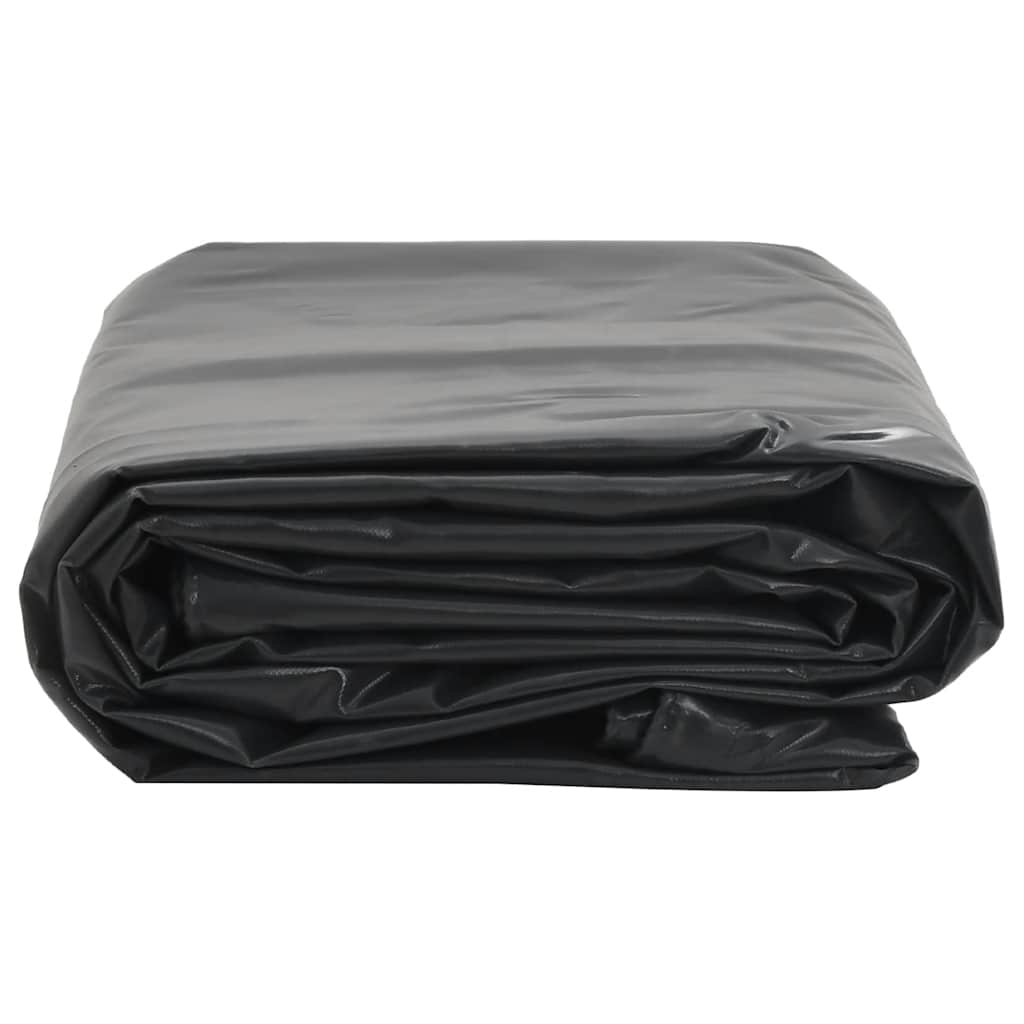 vidaXL Plandeka, antracytowa, 6x8 m, 650 g/m²