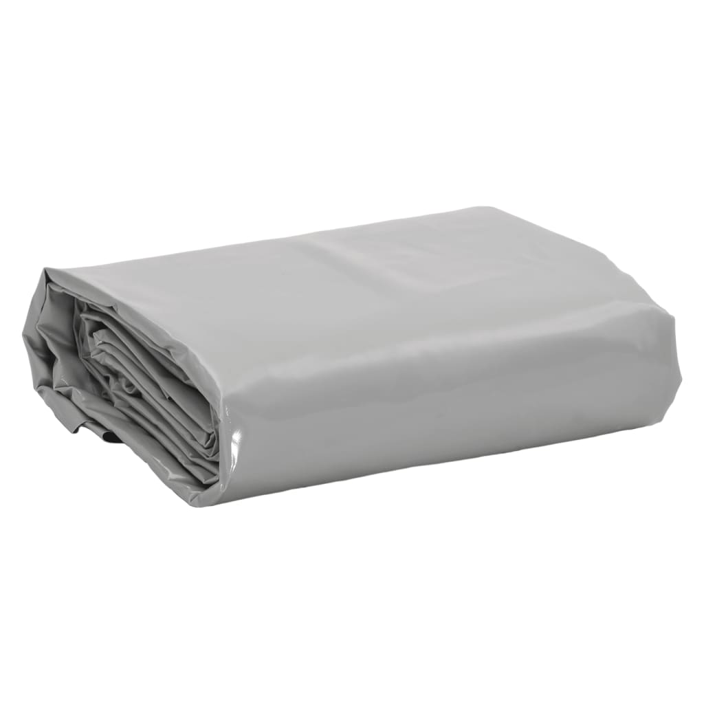 vidaXL Plandeka, szara, 2x3 m, 650 g/m²