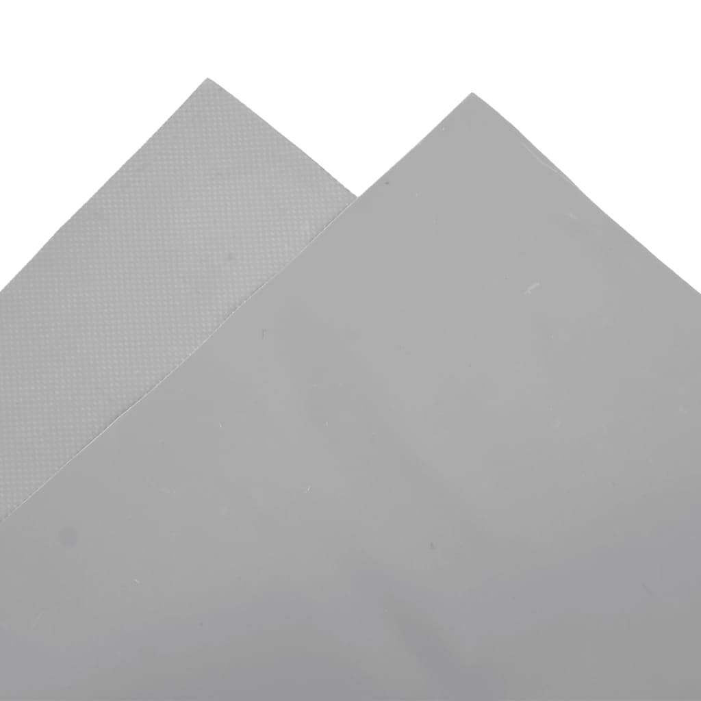 vidaXL Plandeka, szara, 2x3 m, 650 g/m²