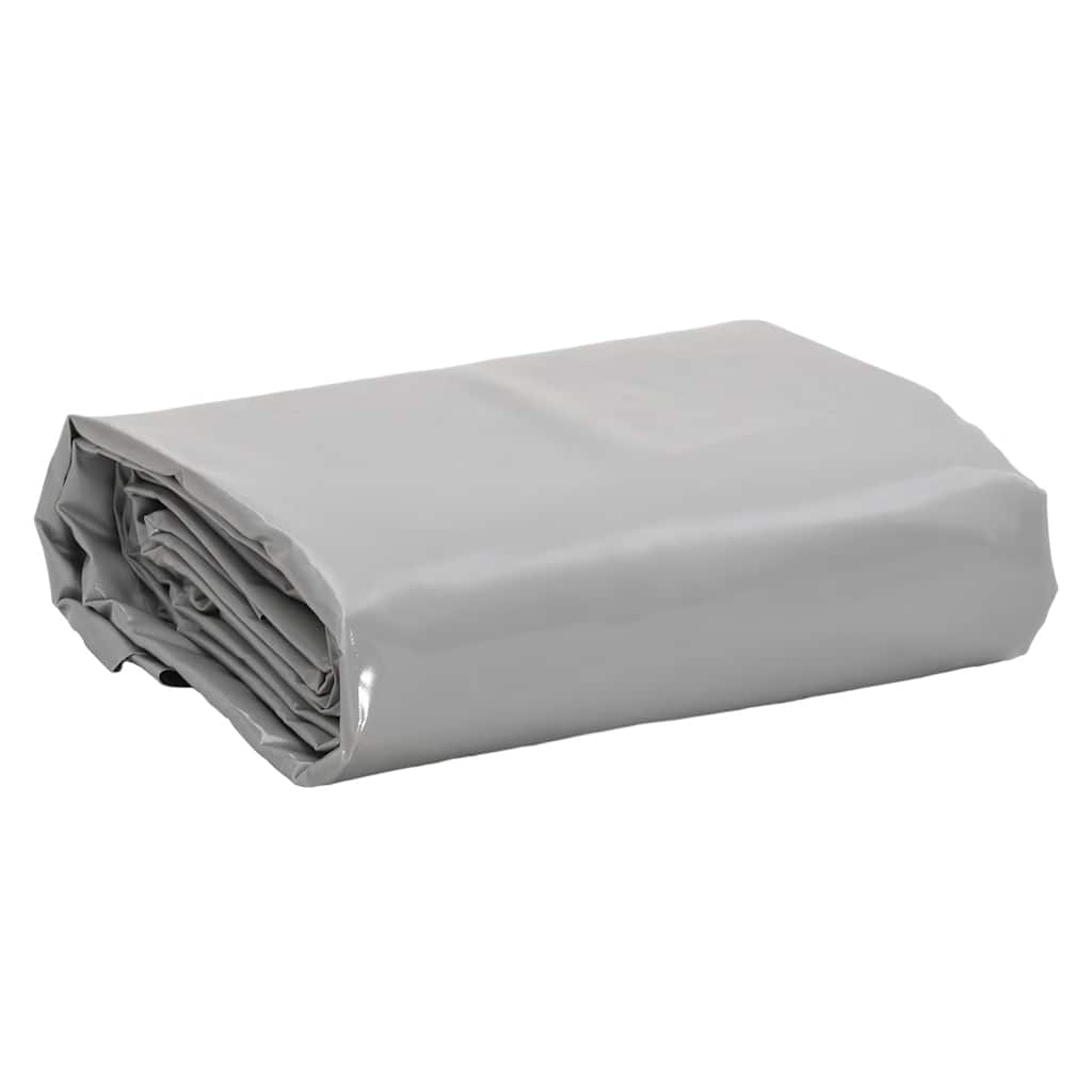 vidaXL Plandeka, szara, 3x4 m, 650 g/m²