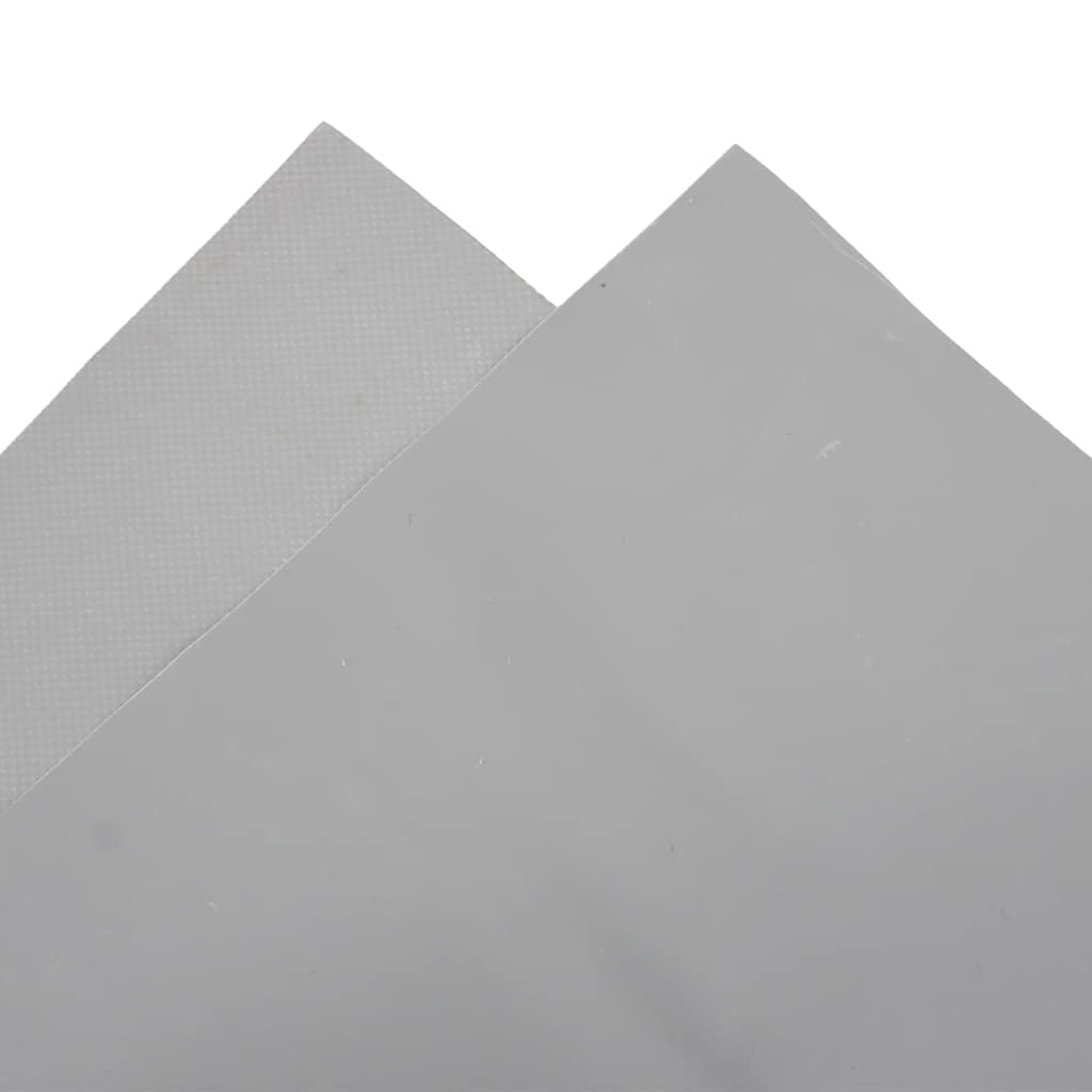 vidaXL Plandeka, szara, 3x4 m, 650 g/m²
