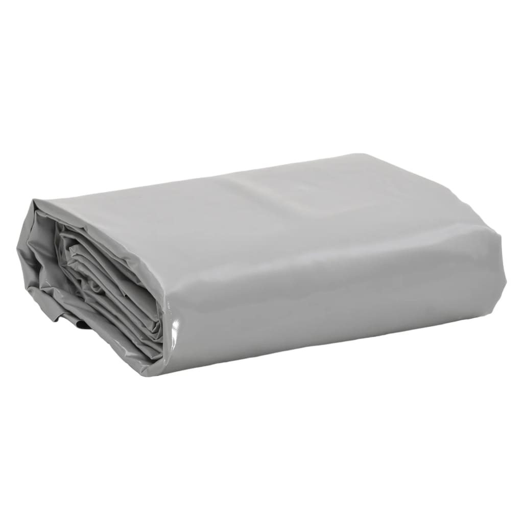 vidaXL Plandeka, szara, 3x5 m, 650 g/m²