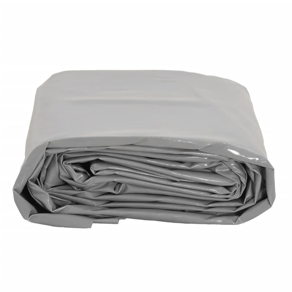 vidaXL Plandeka, szara, 3x6 m, 650 g/m²