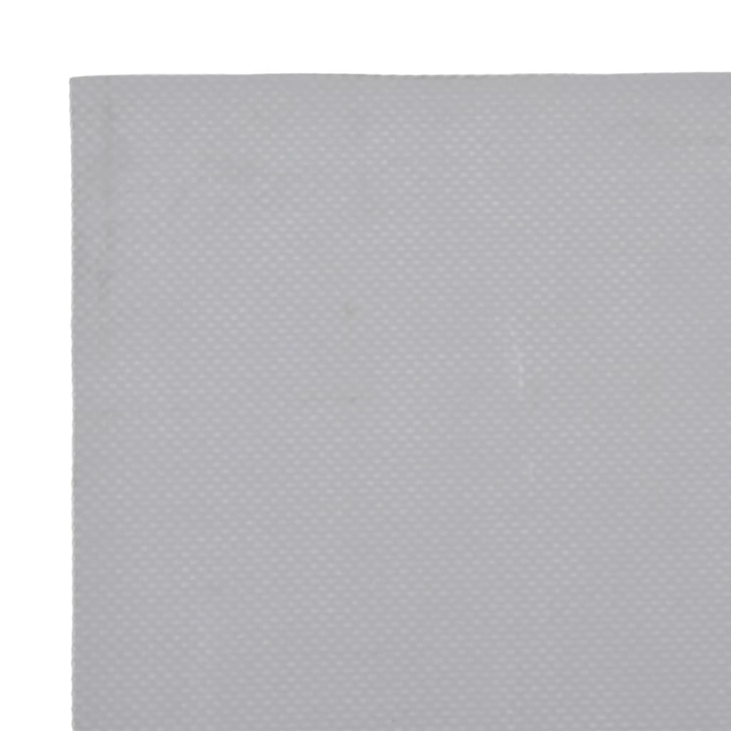 vidaXL Plandeka, szara, 3x6 m, 650 g/m²