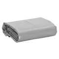 vidaXL Plandeka, szara, 4x4 m, 650 g/m²