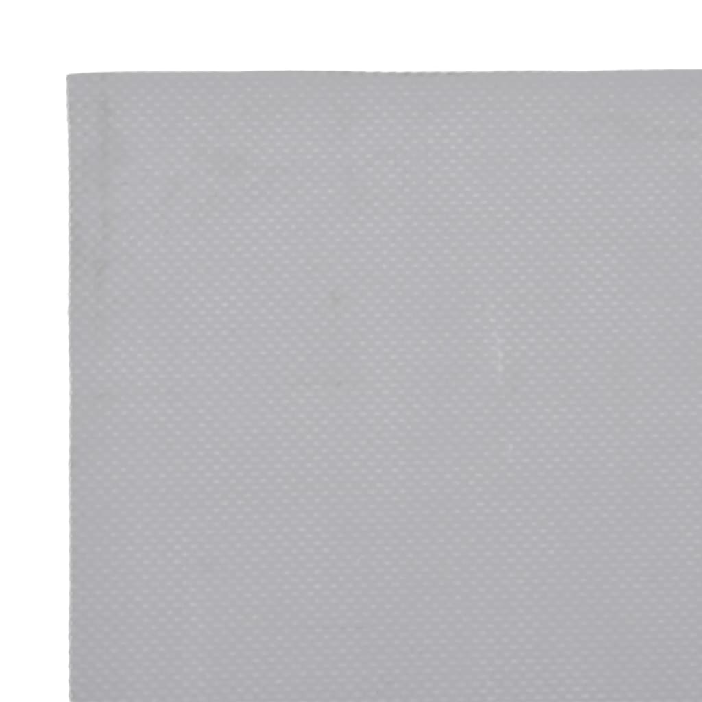 vidaXL Plandeka, szara, 1,5x10 m, 650 g/m²